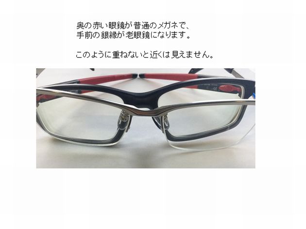 遠近両用メガネと老眼鏡の違いってなんですか 同じではないの